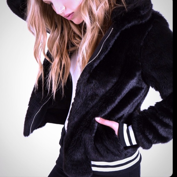 n:philanthropy faux fur jacket - Picture 8 of 13